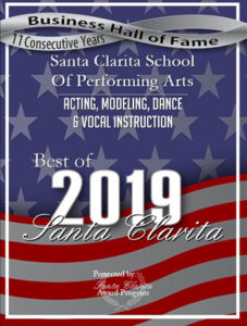 Voted Best Acting, Modeling, Dance and Vocal Instruction 2019